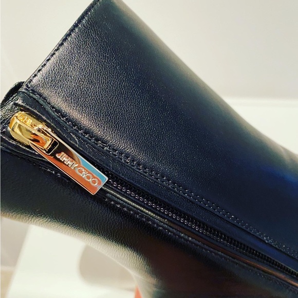 Brand new JIMMY CHOO Blake Pointed Toe Wedge Booties - Picture 7 of 10